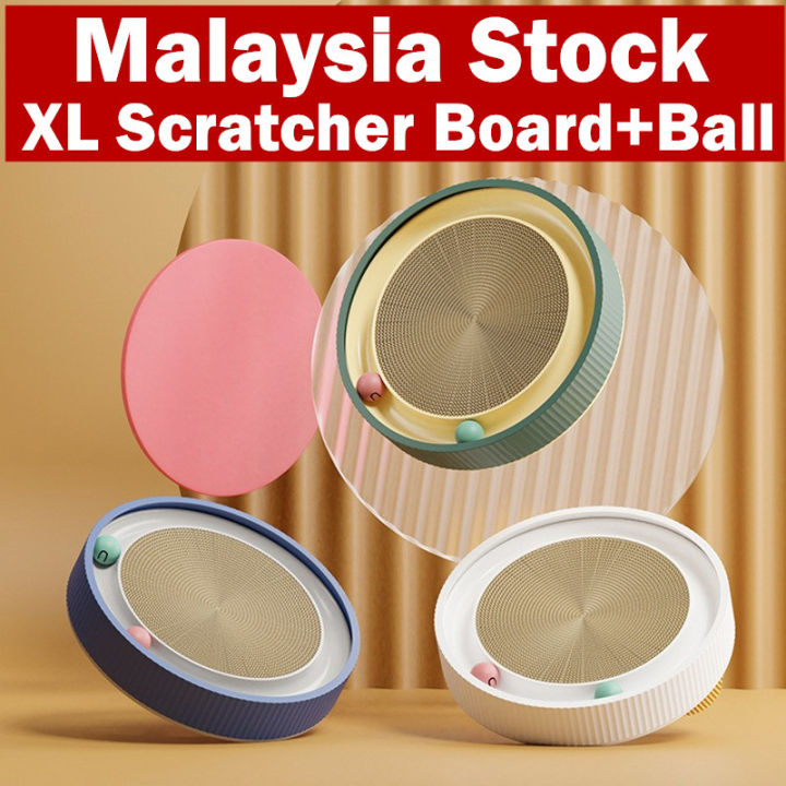 Japanese Ikookoo Corrugated Cardboard Cat Scratcher Bowl Bed With Race