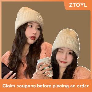 【ZTOYL】 หมวกสีพื้นหมวกอบอุ่นฤดูใบไม้ร่วงฤดูหนาวสำหรับผู้หญิงหมวกอบอุ่นกลางแจ้งเรียบง่ายหมวกแฟชั่นอเนกประสงค์ทุกวันหมวกลำลองของขวัญ