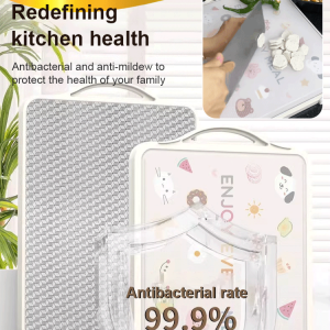 Kitchen style antibacterial doublesided cutting board