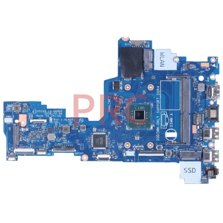 For DELL Inspiron 3582 3482 Laptop Motherboard CN-01C5GJ EDI55 LA