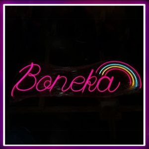 Neon Flex Design Custom Ukuran 15x100cm