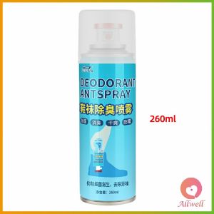 AW สเปรย์ดับกลิ่นรองเท้า ซิลเวอร์ไอออนระงับกลิ่นกาย  ดับกลิ่นรองเท้าหนัง shoe deodorant