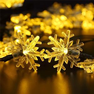 Solar Garlands Light 6.5m 7m 12m Peach Flower Solar Lamp Power LED String Fairy Lights Garden Wedding Decor for Outdoor