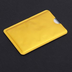 MICANGP 10 Pcs Anti-Deization Anti-Theft RFID Card Aluminum Foil Card Wallet Cover For Credit Card Passport Anti-Scan Card Sleeve Anti Scan RFID Blocking Sleeve ID Card Protector Blocker