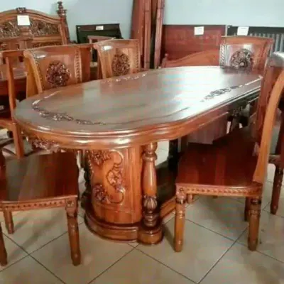 Invoice Meja Kursi Makan Salina Kursi 6 Bahan Kayu Jati Jepara