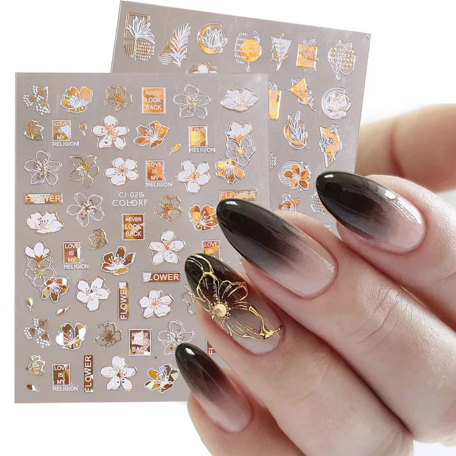 Cách dùng dán móng nail sticker siêu đẹp bền chắc - nail stickers art -  YouTube