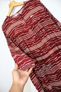 Midi dress jumbo busui bahan rayon premium terbaru 2025 adem lembut ld 115 130