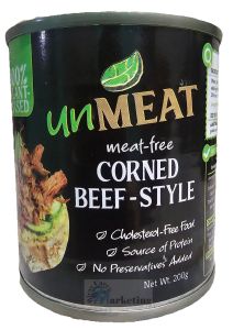 UnMEAT Vegan Corned Beef-Style Plant-Based Protein 200g - Cholesterol-Free Preservative-Free Non-GMO