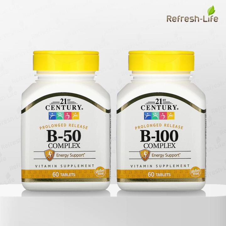 [พร้อมส่ง] 21st Century B-100 Complex And B-50 Complex สูตร Prolonged ...