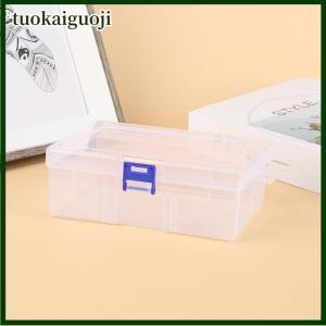 tuokaiguoji ส่วนประกอบโปร่งใสกล่องเก็บสกรูกล่องเก็บเครื่องประดับกล่องเครื่องมือที่ใช้งานได้จริงกล่องใส่เครื่องมือพลาสติกกล่องเครื่องมือกล่องเย็บสกรูส่วนประกอบอิเล็กทรอนิกส์กล่องเครื่องมือฮาร์ดแวร์
