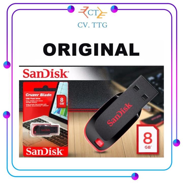 Flash disk/Flashdisk/Flashdrive Sandisk Cruzer Blade 8GB Original - 1 ...