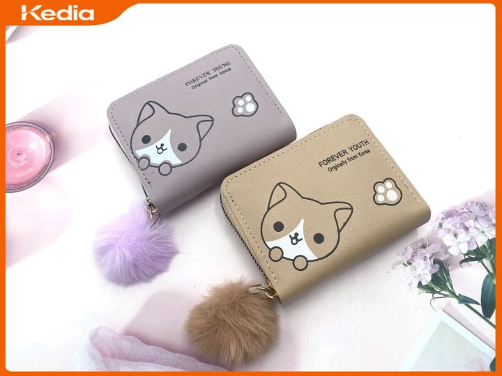 Korean Wallet Youthful Pattern Casual Lightweight Short Mini Cute Puppy ...