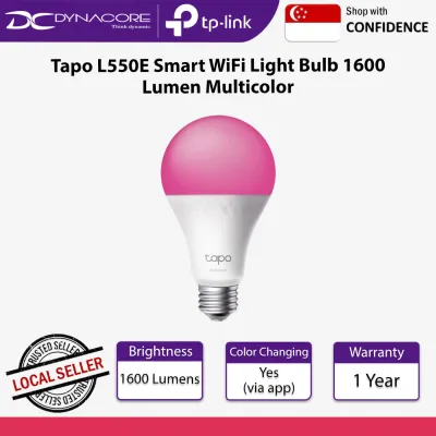 TP-Link Tapo L550E Smart WiFi Light Bulb 1600 Lumen Multicolor