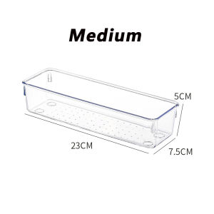 Transparent Refrigerator Organizer Plastic Organizers Food Storage Box Rectangular for Kitchen Food
