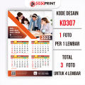 Cetak Kalender Dinding 3 Halaman Custom Kalender Foto Sendiri Tahun 2025 Foto Sendiri Ukuran A3. 