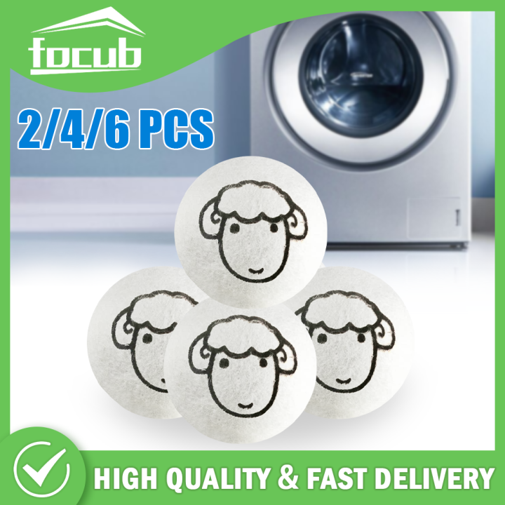 1/2/4/6pcDrying wool balls New Type of Drying Wool Ball 5CM Anti