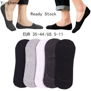 Yingbao Ready Stock 1 pair Invisible No show Men Women Socks Low Cut Ankle Sock Ladies casual Cotton Socks