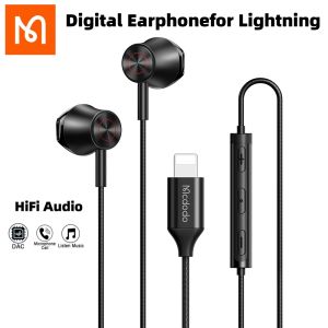 Mcdodo Tai Nghe Cho Lightning âm thanh nổi có dây Tai Nghe âm thanh HD Và Mic thiết kế thoải mái & Thưởng thức Âm Nhạc Cho Ipad Ipod iPhone 14 13 12 11x8 7 Cho Thể Thao Cuộc Gọi Trò Chơi
