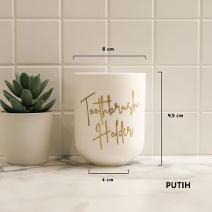 Tempat Sikat Gigi Tooth brush Holder Estetik/ Gelas Kumur/Tempat Dispenser Sikat gigi Multifungsi/Perlengkapan Kamar Mandi