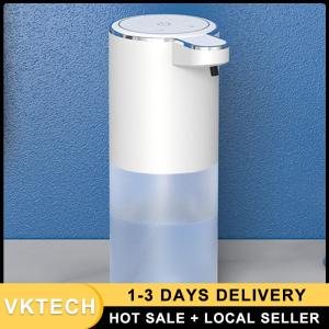 เครื่องจ่ายโฟมล้างมืออัตโนมัติ 400ML ชาร์จไฟได้ อุปกรณ์ห้องน้ำแบบไม่ต้องสัมผัส สำหรับใช้งานในบ้านและร้านค้า