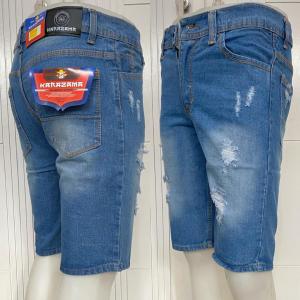 Celana Jeans Pendek Sobek Robek Sobek2 Pria Cowo Cowok Lelaki Laki2 Dewasa Terbaru Murah Size Ukuran Jumbo Big Size Uk Besar Warna Thin Brown Cokelat Hitam Biru Navy Blit Muda