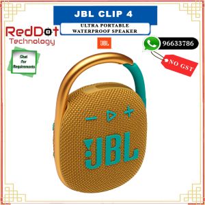 JBL Clip 4 Ultra Portable Waterproof Speaker Yellow
