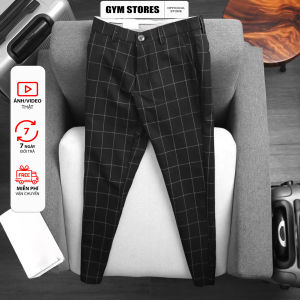 BIGSIZE  QUẦN TÂY NAM CAO CẤP CHẤT MỀM KHÔNG NHĂN SỌC CARO SIZE 27 ĐẾN 36 TDCR03