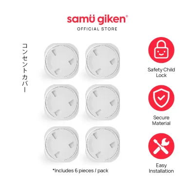 Samu Giken 3 pin socket cover | Penutup Soket 3 pin Model: SL-3PSC6122WT
