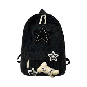 Large Capacity Backpacks Casual Daypacks Student School Bag Aesthetic Backpacks Lovely Stars Travel Bag for Teens Girl