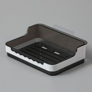 Bathroom Soap Case Box Storage Rack Creative Soap Dish Wall Mounted Soap Sponge Holder Organizer