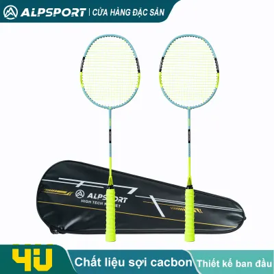 Vợt cầu lông ALPSPORT SZZ100 sợi carbon nguyên bản 10kg 4U