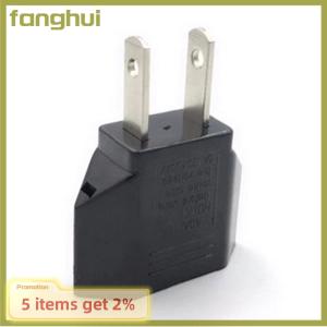 fanghui EU Euro Europe to US USA Power Jack Wall Plug Converter Travel Adapter Adaptor