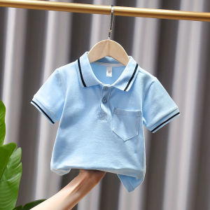 Kaos Kerah Polo Anak Laki-Laki Impor Lengan Pendek Motif Lucu #4-7 Usia 2 - 7 Tahun Bahan Katun Atasan Kaos Anak Cowok