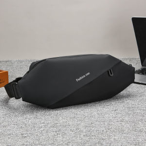 Men Waist Bag Phone Bag Crossbody Bag Waterproof Sling Bag Exercise Waist Chest Pouch Bag Men Messenger Shoulder Beg Bag 男士腰包/胸包/手机包