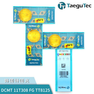 DCMT11T304FG DCMT11T308FG DCMT070204FG TT8125 PV3010 CT3000 TaeguTec Carbide Insert DCMT Inserts