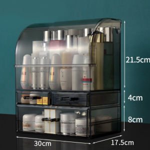 Gratis Semua - Storage Box Drawer / Tempat Penyimpanan Dengan Penutup / Rak Kosmetik Akrilik Transparan