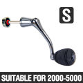 CNC Power Handle Aluminum Alloy Reel Handle Reel Knob Foldable Spinning Reel Replacement Handle. 