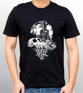 SKULL RELAX | Kaos Pria & Wanita | T-Shirt Jumbo | Murah | Distro | Produk Lokal | CIAO.ID