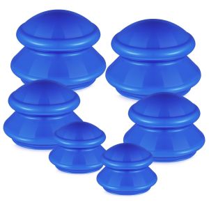 LZD Thiết Bị Giác Hơi Silicone Trong Suốt Áp Suất Âm Gia Dụng Cao Giác Hơi Giác Hơi Silicon Co Giãn Hút Lớn 6 Bộ Đồ