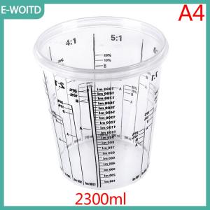 【E-WOITD】 Nhựa sơn trộn cup PP cứng Nhựa Điều Chỉnh sơn cup với bìa