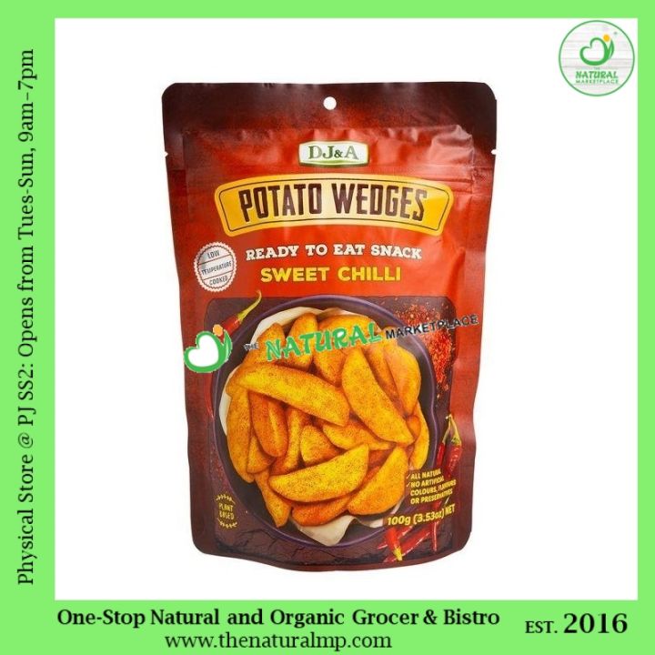 DJ&A Potato Wedges Sweet Chilli 100g Lazada
