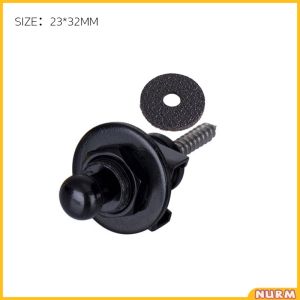 Nurm Guitar Strap Lock Buttons Quick Release Strap Locks Retainer System for ElectricBassAcoustic