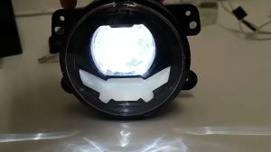 OVOVS 4 Inch LED Fog Light 12V 24V Waterproof White DRL Driving Lamp for Jeep Wrangler JK Dodge Hummer Land Rover