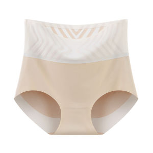 กางเกงในเก็บพุงยกก้นด้วยแถบเจลลี่ 3D เนื้อผ้านุ่ม ใส่สบาย การปั้นส่วนโค้งของก้น กางเกงชั้นในเอวสูงป้องกันแบคทีเรีย