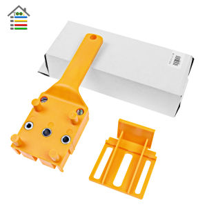 DOWEL JIG ALAT PELUBANG 6/8/10MM PENYAMBUNG KAYU PAPAN PLYWOOD DRILL