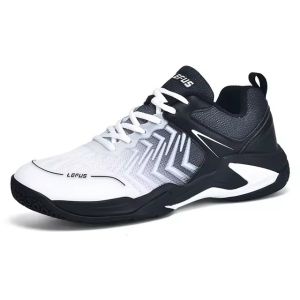 Giày Lefus L029 Trắng đen (Giày pickleball cầu lông bóng chuyền nam nữ)