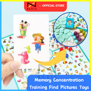 Childrens memory concentration training Find Pictures toys educational intelligence brain Family Board games detective