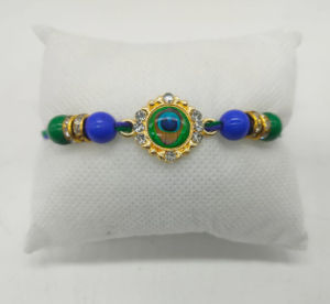 Rakhi Bracelet for Raksha Bandhan | Gift Band I Designer Rakhi for Brother | Rakhi for Brother Men Kids (Pack of 1 pc)