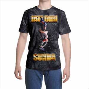 Kaos 3D 3 Dimensi Kujang Jati Diri Sunda Premium Bangkok Thailand