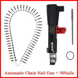 zgyh Electric Nail Feeder Chain nail gun Pneumatic Nailer Accessories Chain Strap Screwdriver Gun Head